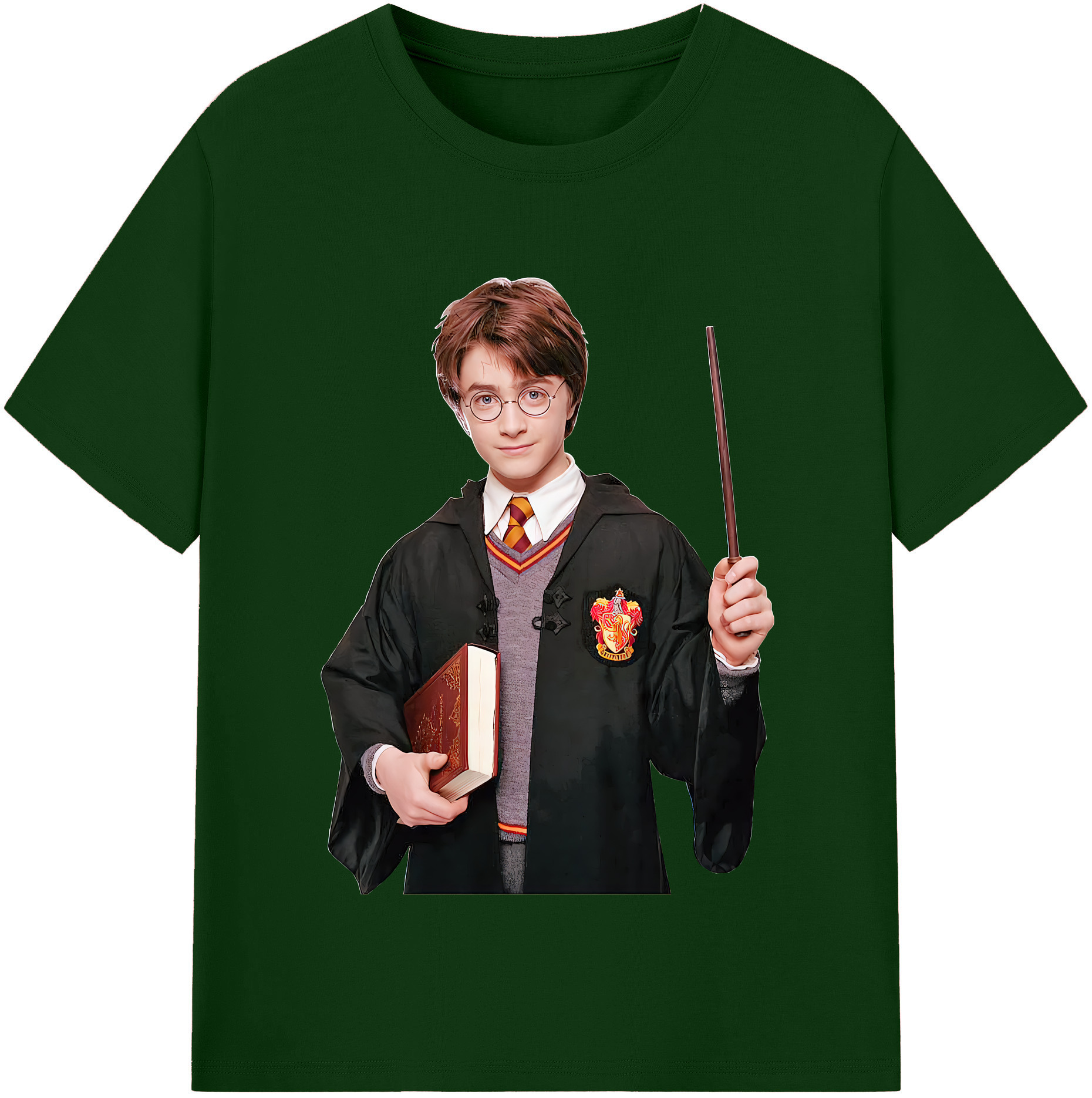 （画像用） Harry Potter ハリー・ポッターシリーズ 綿100％半袖Tシャツ（フロントプリント）